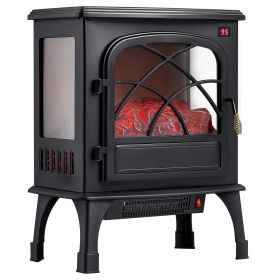 25.5inch Freestanding Fireplaces, 1500W 5120BTU Portable Electric Fireplace Stove Heater, with Overheating Protection,Adjustable Flames,Timer, Re 25.5inch Freestanding Fireplaces, 1500W 5120BTU Portable Electric Fireplace Stove Heater, with Overheating Protection,Adjustable Flames,Timer, Re